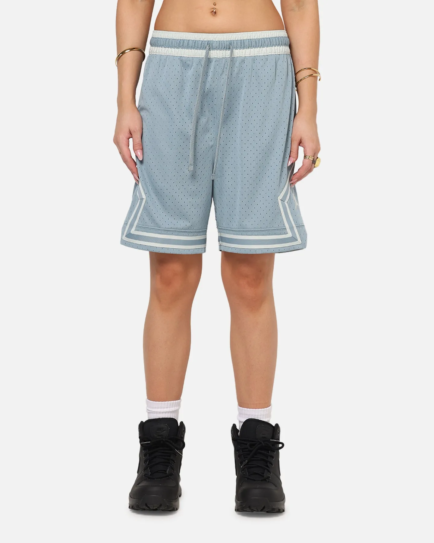 embroidery work Light Stretch Jordan Dri-FIT Mesh Diamond Shorts Aviator Grey