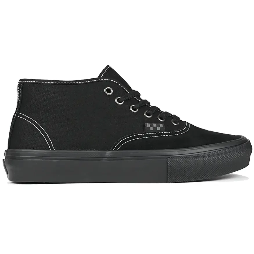 Vans Skate Authentic Mid Skateboarding Shoe Comfort Blend Look Walk