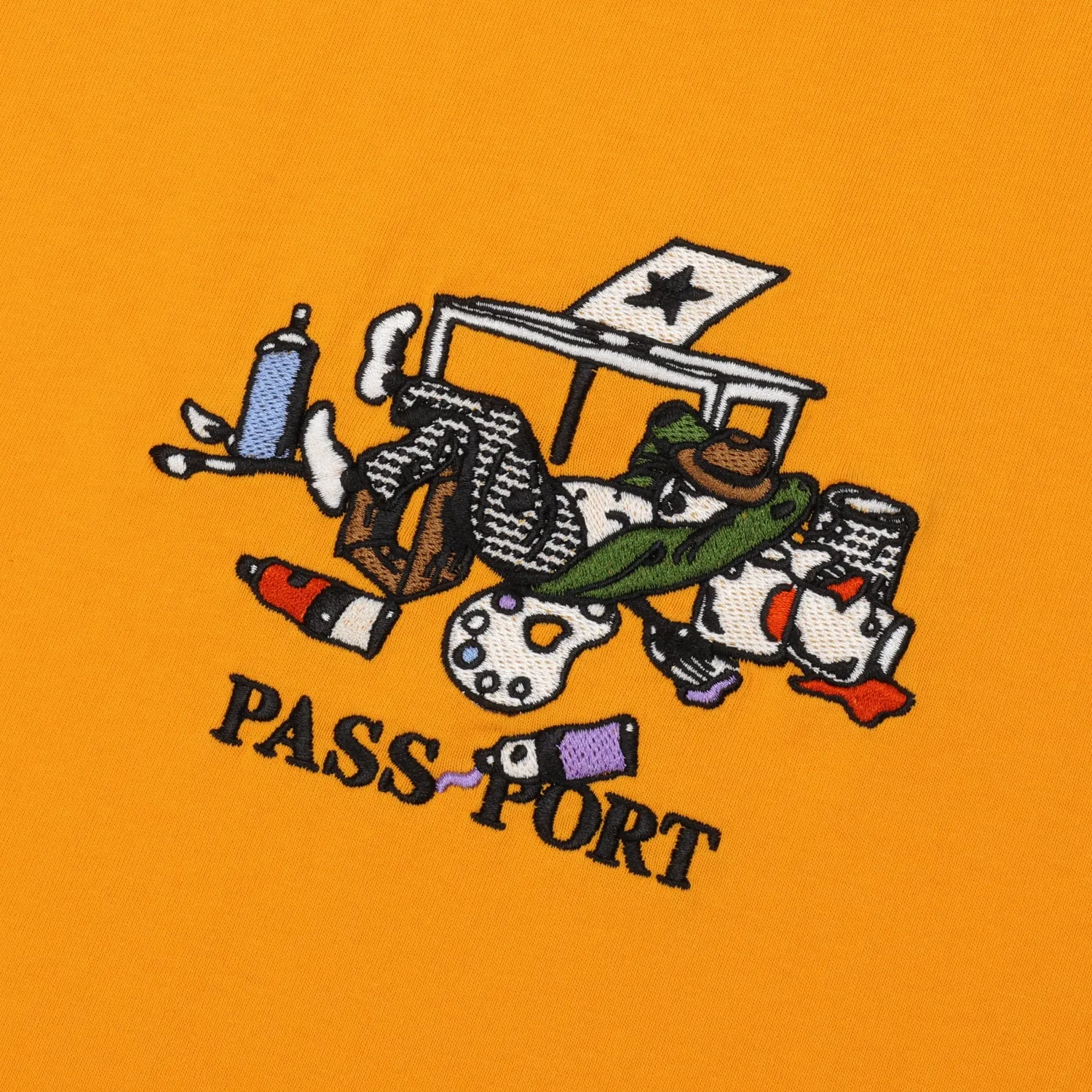 Pass~Port Lucid Dream Tee - Orange Sherbet Layering Fashion Quick Dry Performance