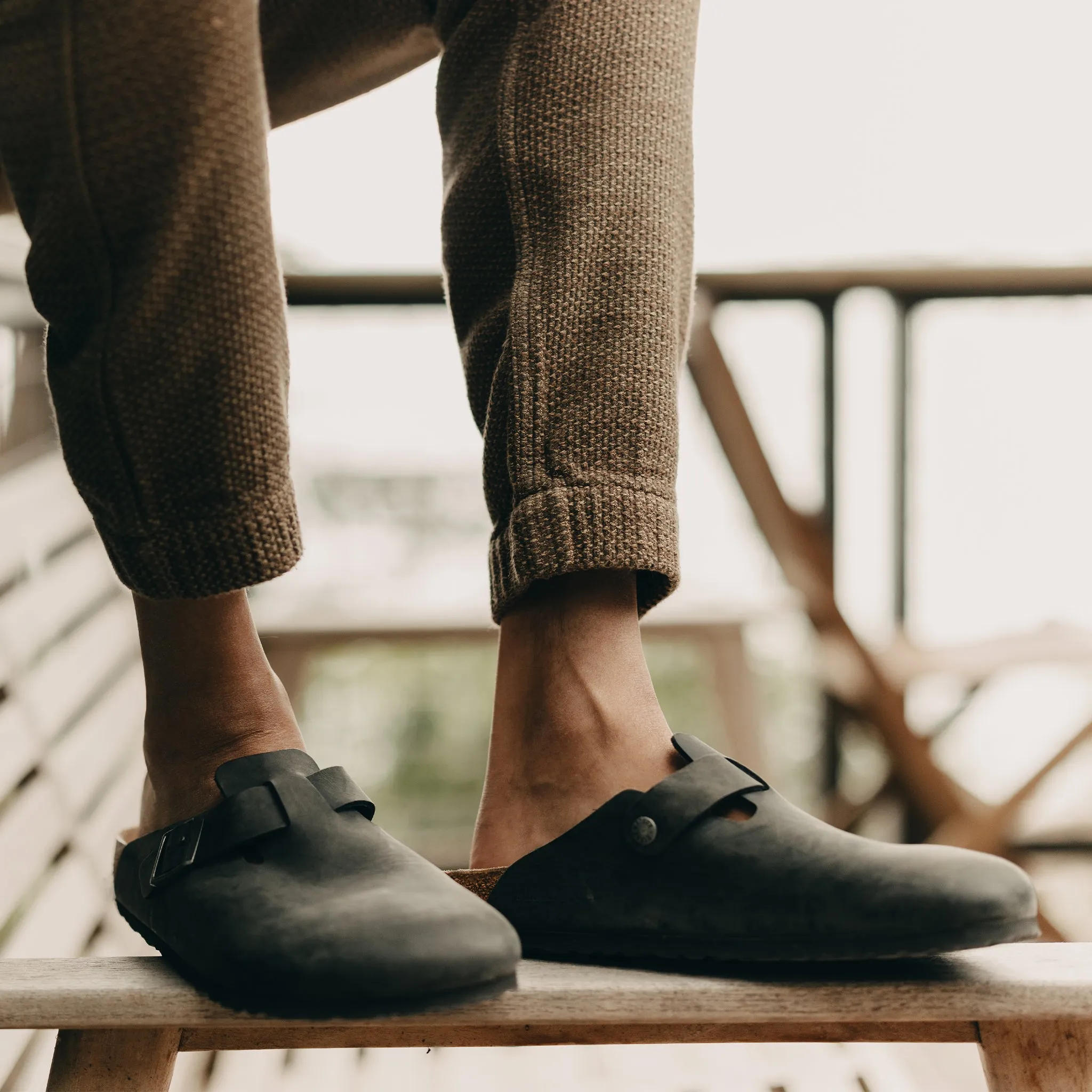 Stretchy Waist Go Anywhere The Apres Pant in Cypress Sashiko