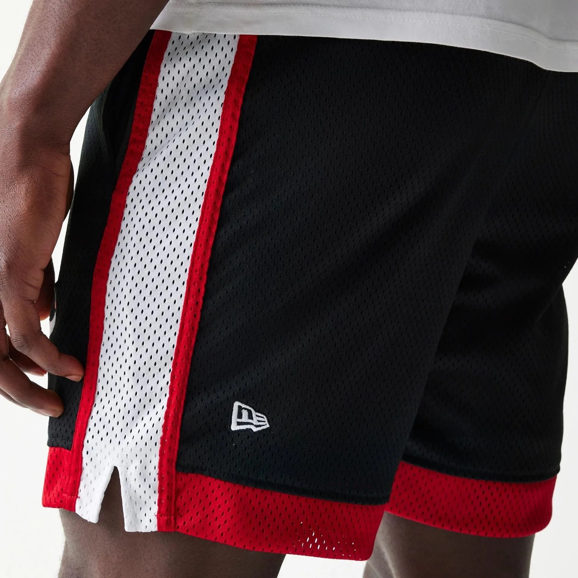 Chicago Bulls NBA Sport Classic Black Shorts Breathable Cut Roomy Waist