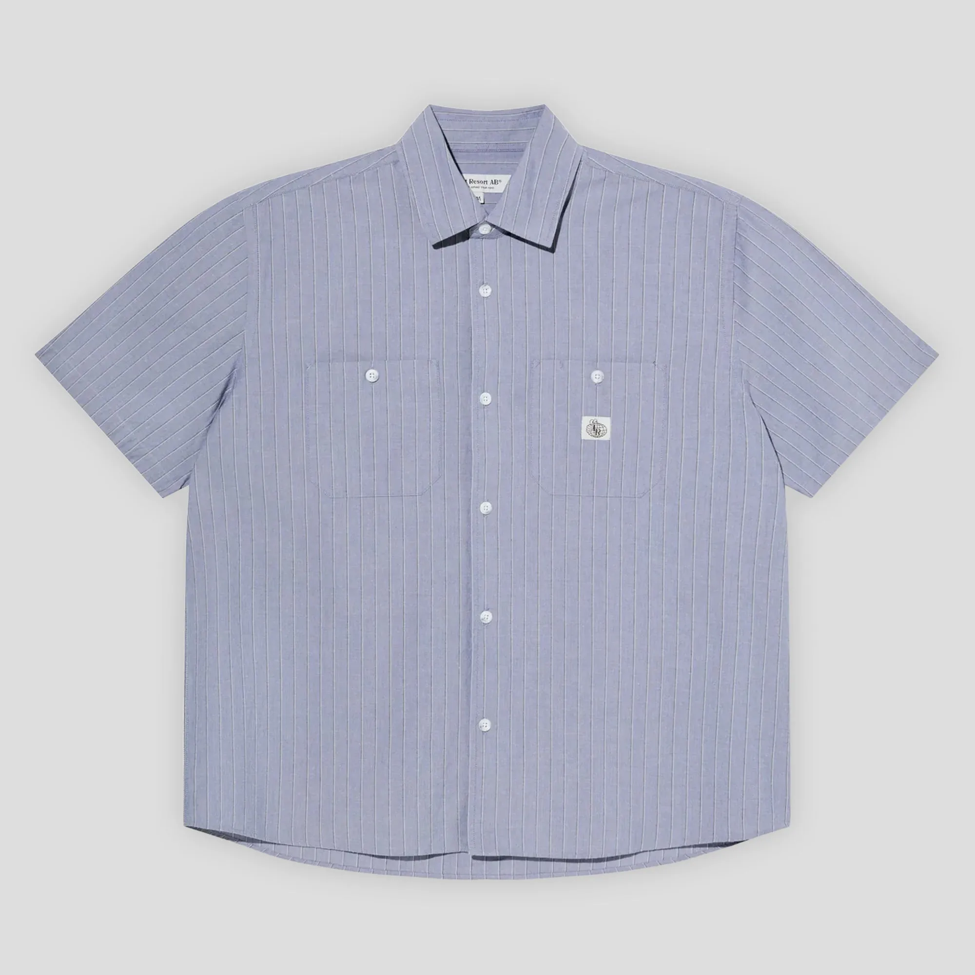 Last Resort AB SS-SM001 Shirt - Zen Blue Balanced Fit Trend Focus