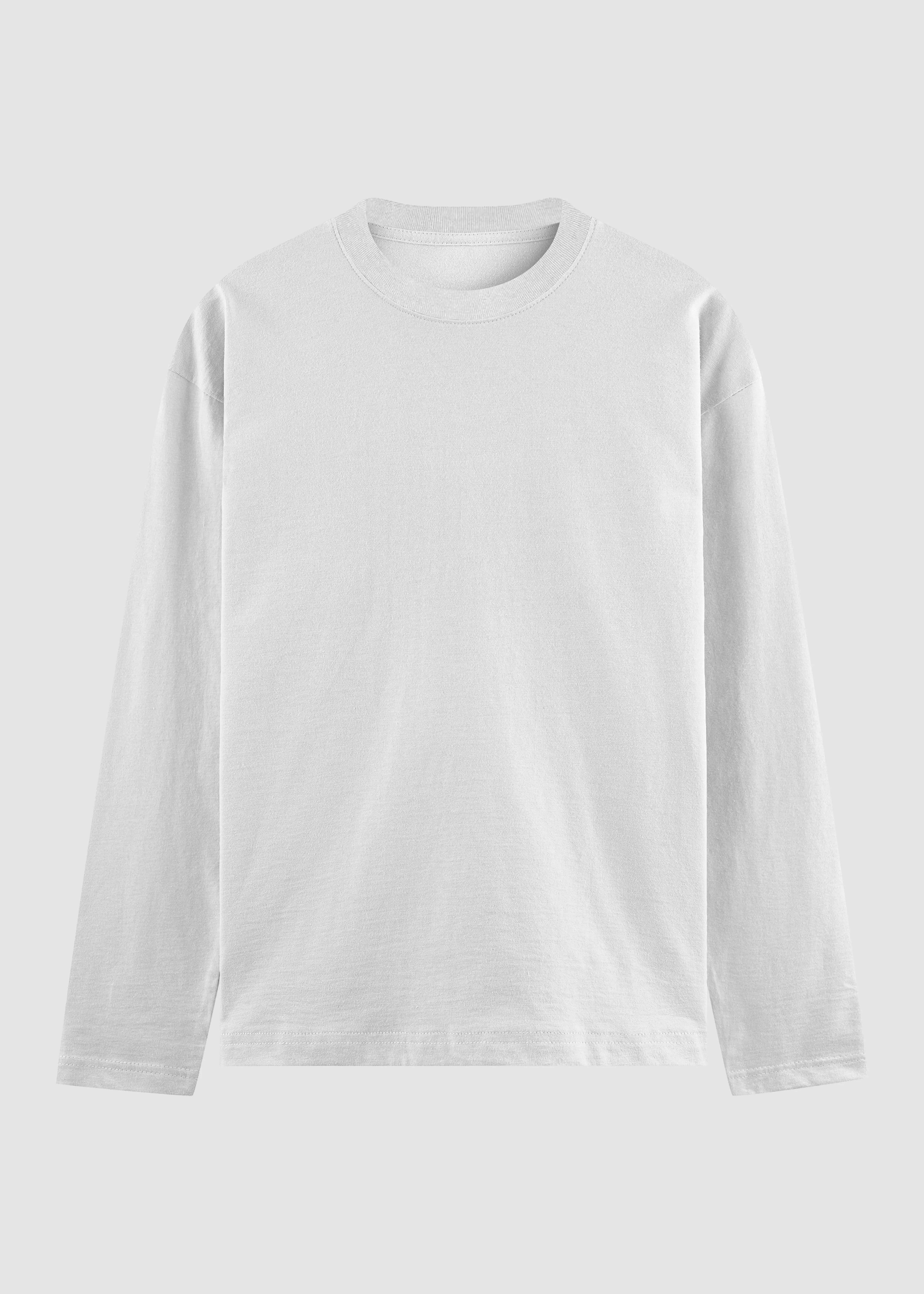 White Men's Full Sleeve T-Shirt | MA27 Chill Vibes