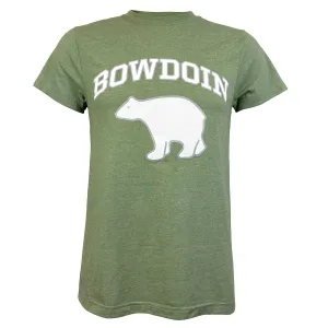 Eco Tee with Bowdoin & Bear from Recover yoga clothing Timeless Appeal