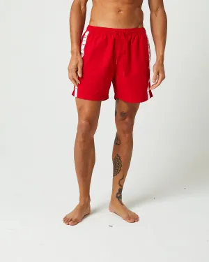 Milo Swim Shorts Red / Navy Comfort Fit Smart Fit