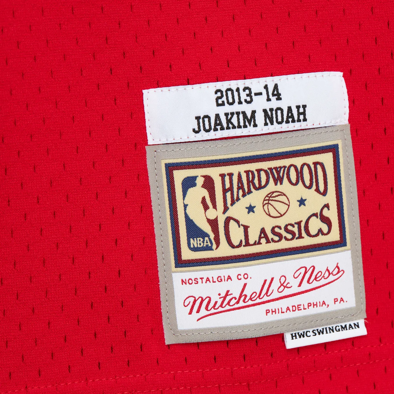 Layered Insulation System Chicago Bulls Mitchell & Ness Joakim Noah 2013-14 Jersey