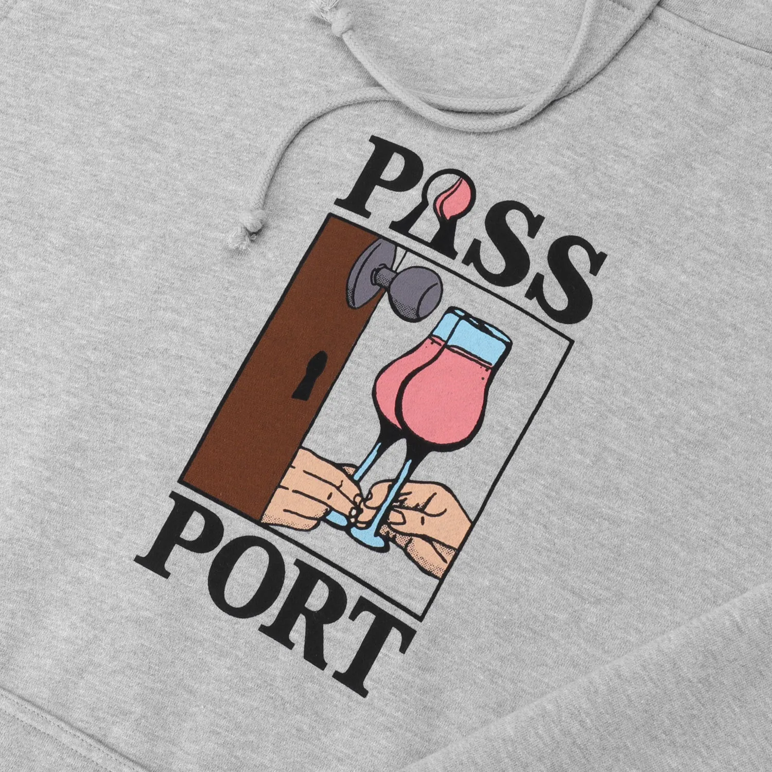 Pass~Port What U Think U Saw Hoodie - Ash anti pill coating