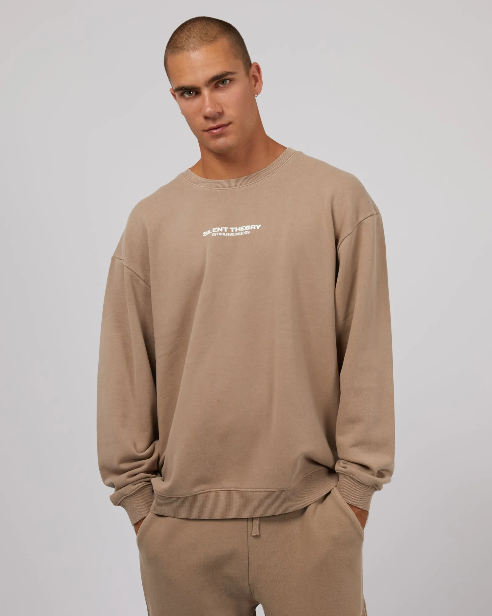Petite Cut Essential Theory Crew Tan