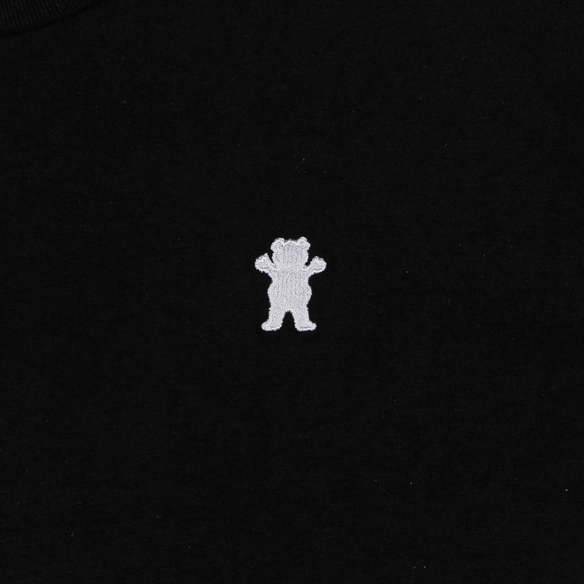 Embroidered OG Bear SS Tee Black / White Casual Fit