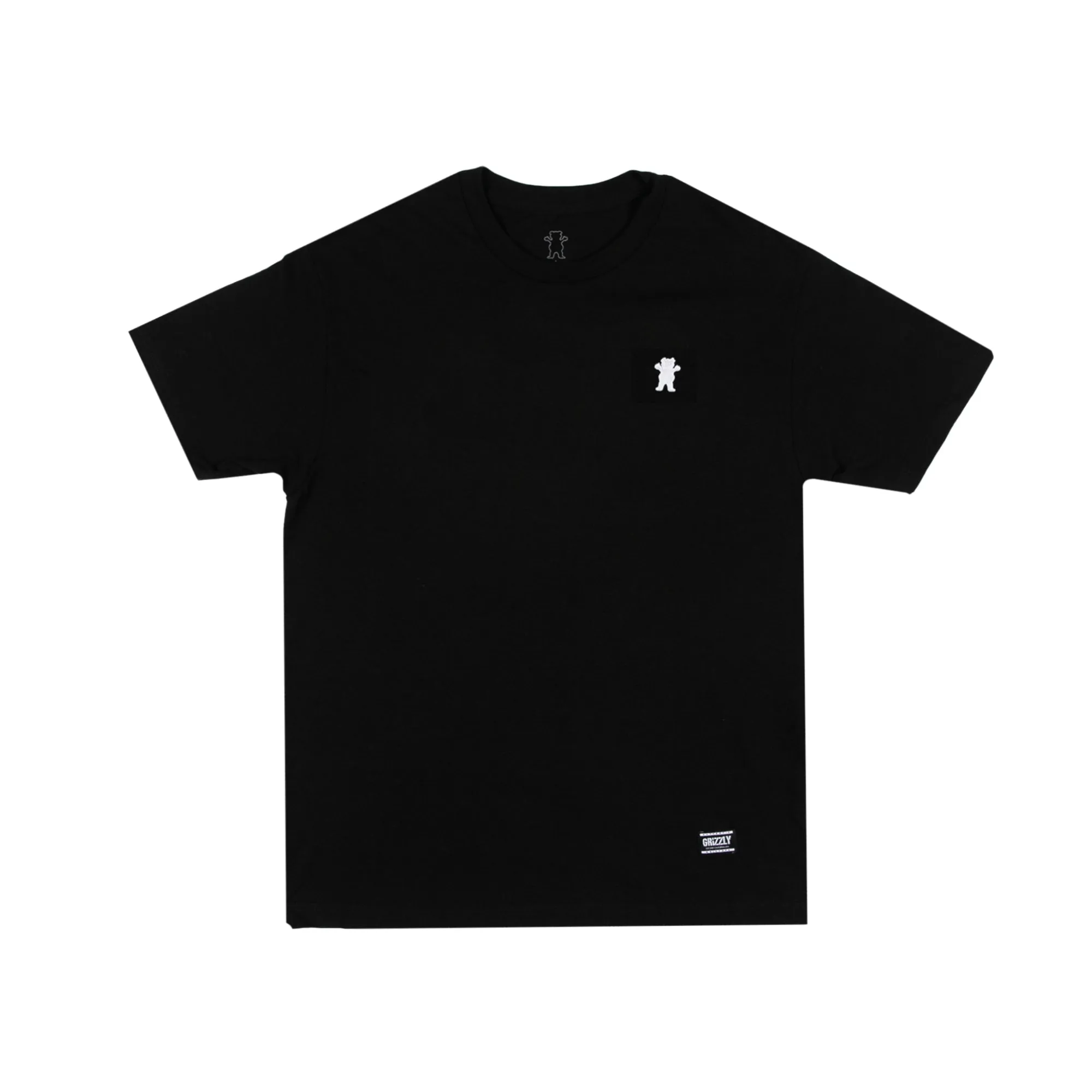 Embroidered OG Bear SS Tee Black / White Light Fashion