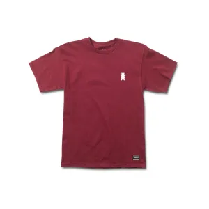 Embroidered OG Bear SS Tee Burgundy / White Cozy Wear Design