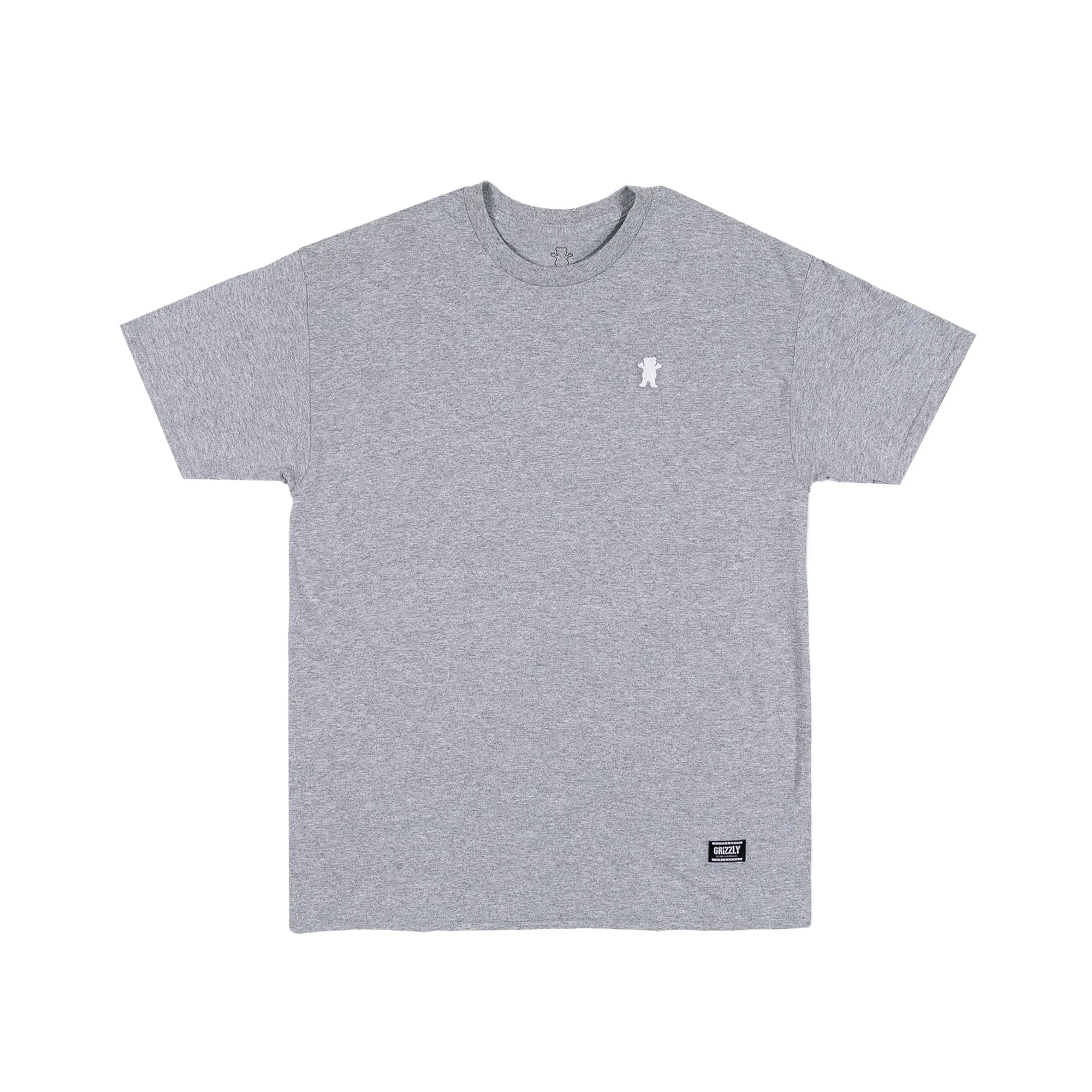 Street Comfort Style Embroidered OG Bear SS Tee Heather / White