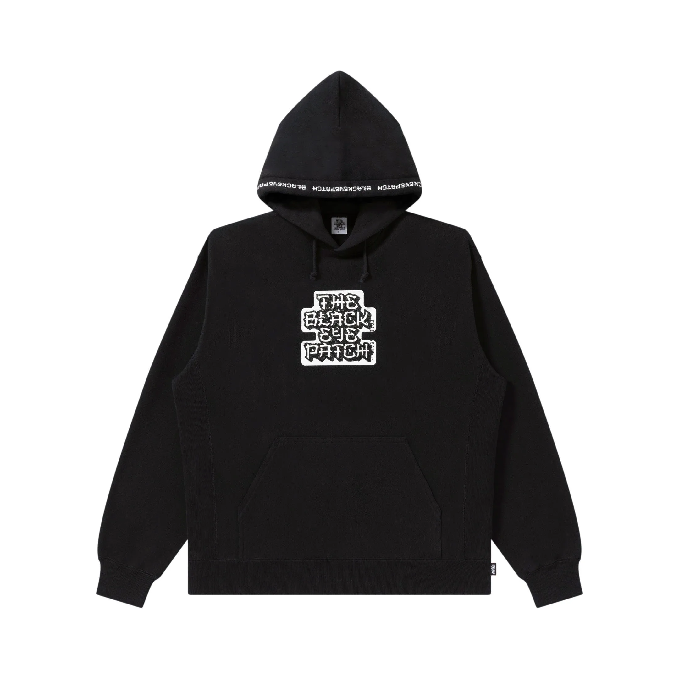 KANJI LABEL HOODIE BLACK product pricing