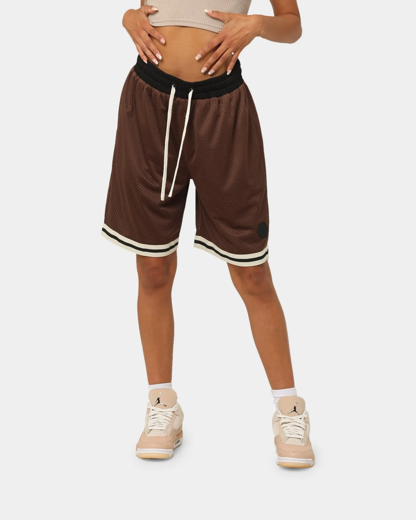 Easy Flow Fit EN ES Team Basketball Shorts Brown