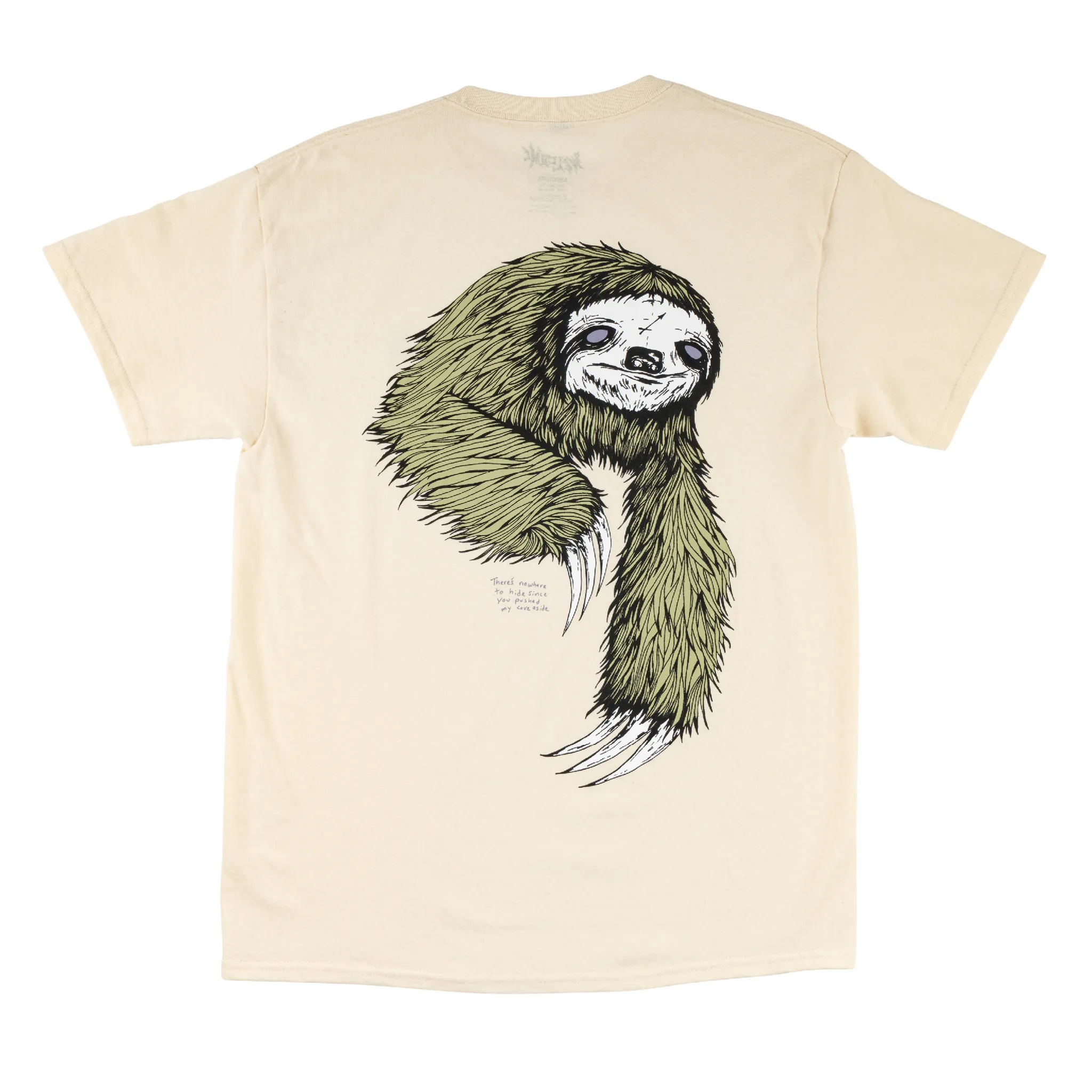 Unisex style Award-winning Sloth Tee - Bone/Sage