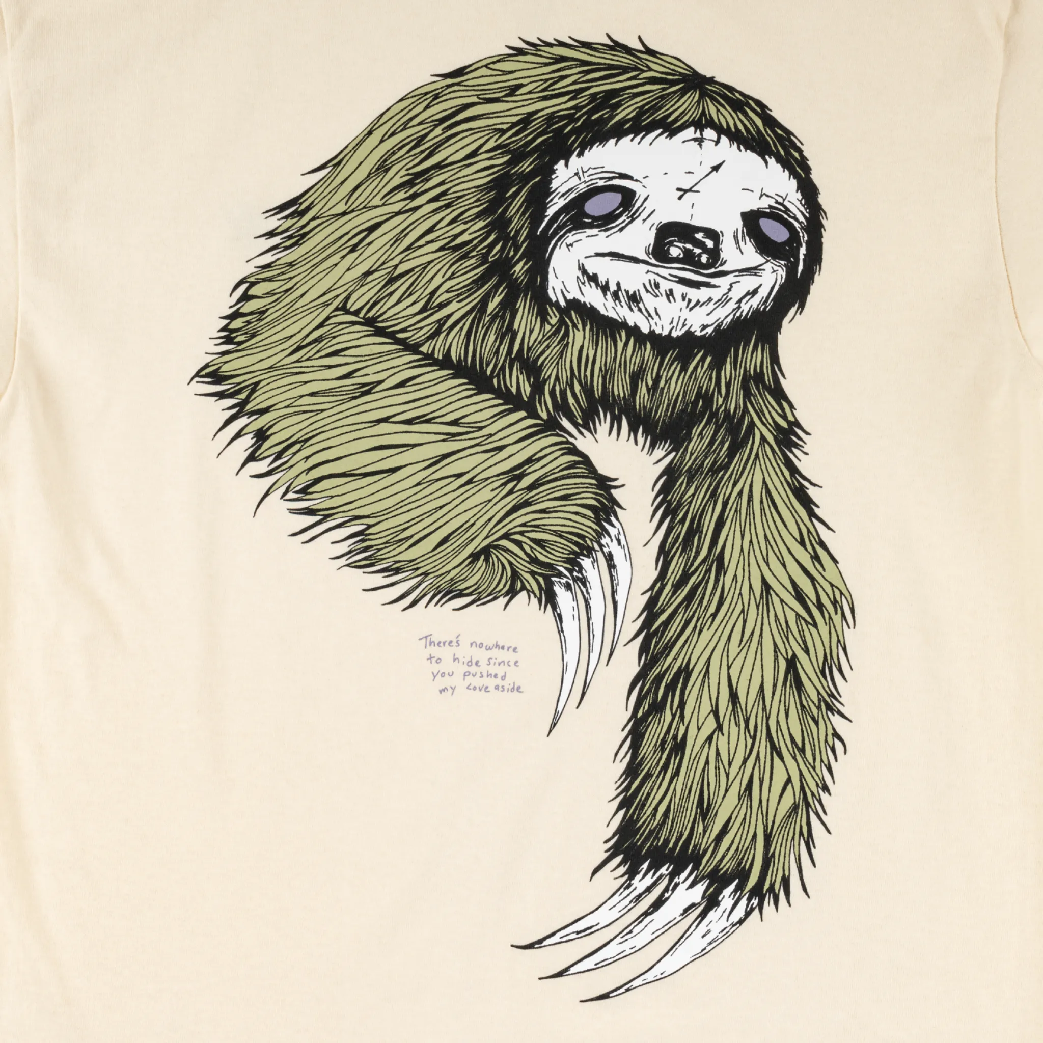 Comfort Flex Casual Comfort Wear Sloth Tee - Bone/Sage