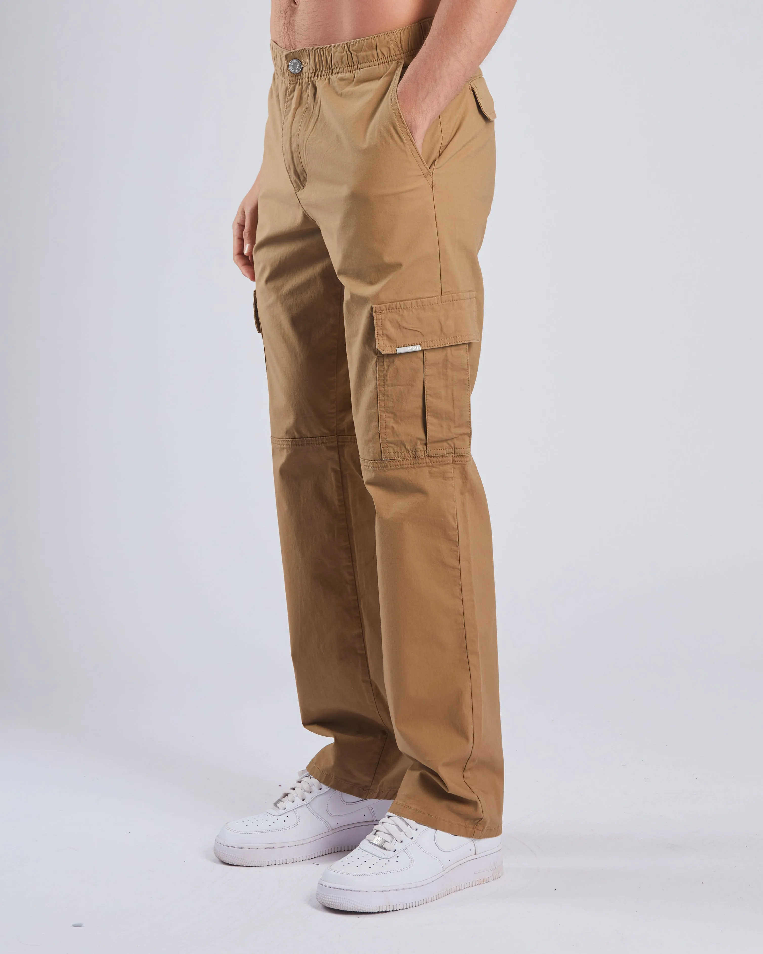 Outfit Routine Gym Ready Slim Teen Outfit Ledger Cargo Pant Cuban Brown