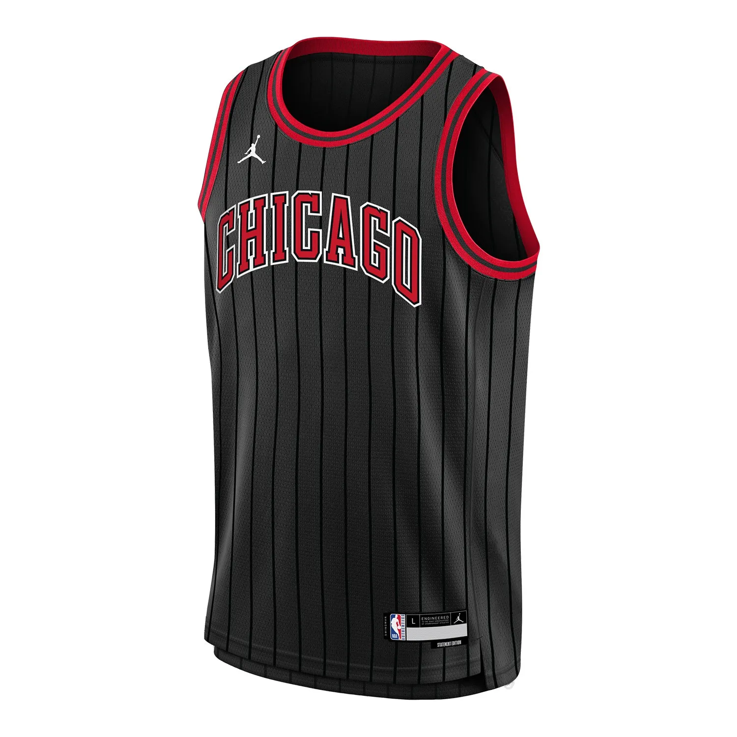 Youth Chicago Bulls Personalized Nike Statement Swingman Jersey 2024-25 Stamina Wear Non Slip Hem