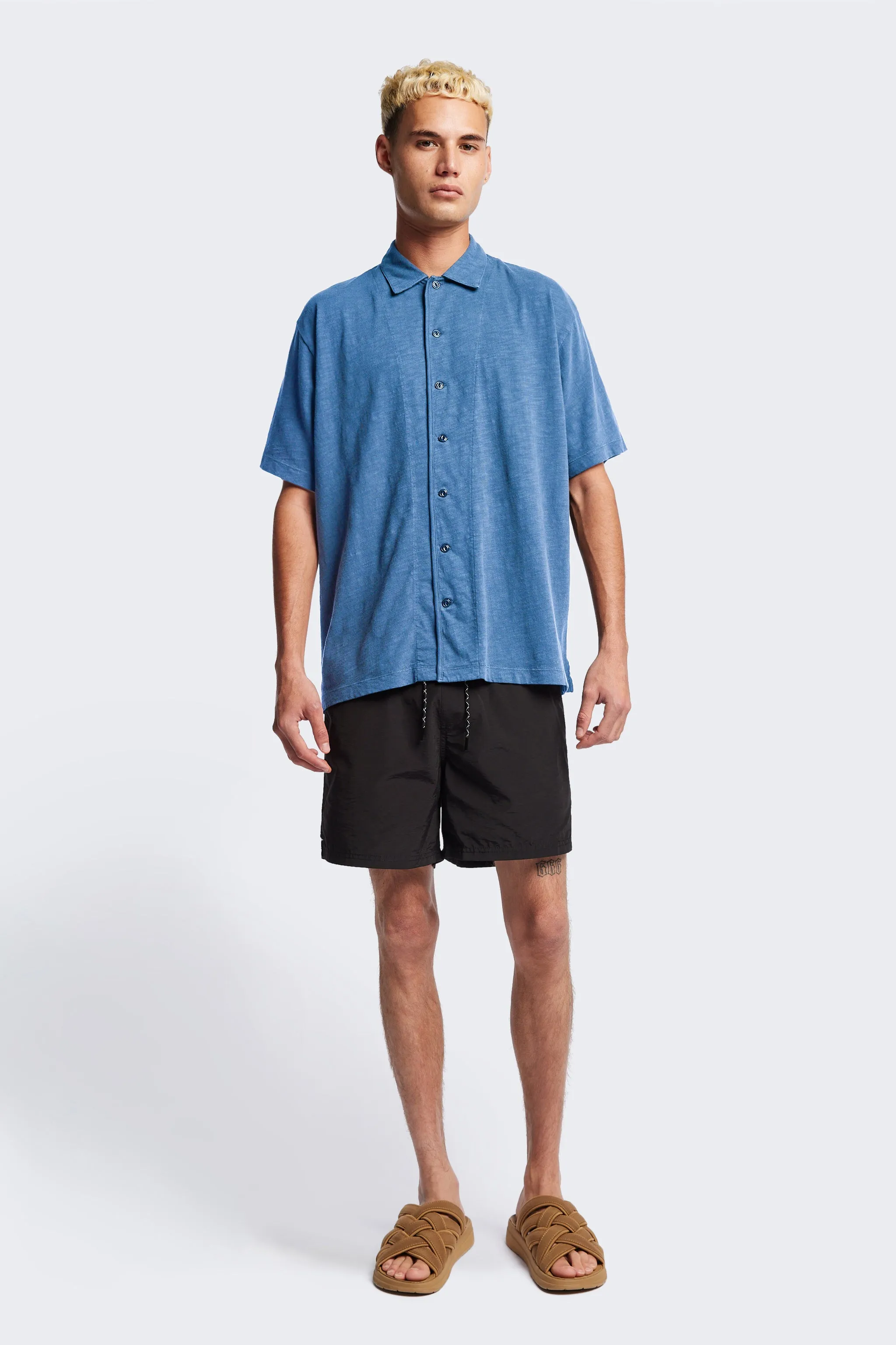 Tectonic Jersey Shirt Blue Essential Wear Cozy Layer