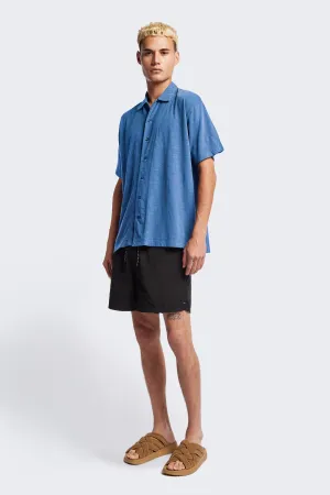 Casual Layer Wear Tectonic Jersey Shirt Blue