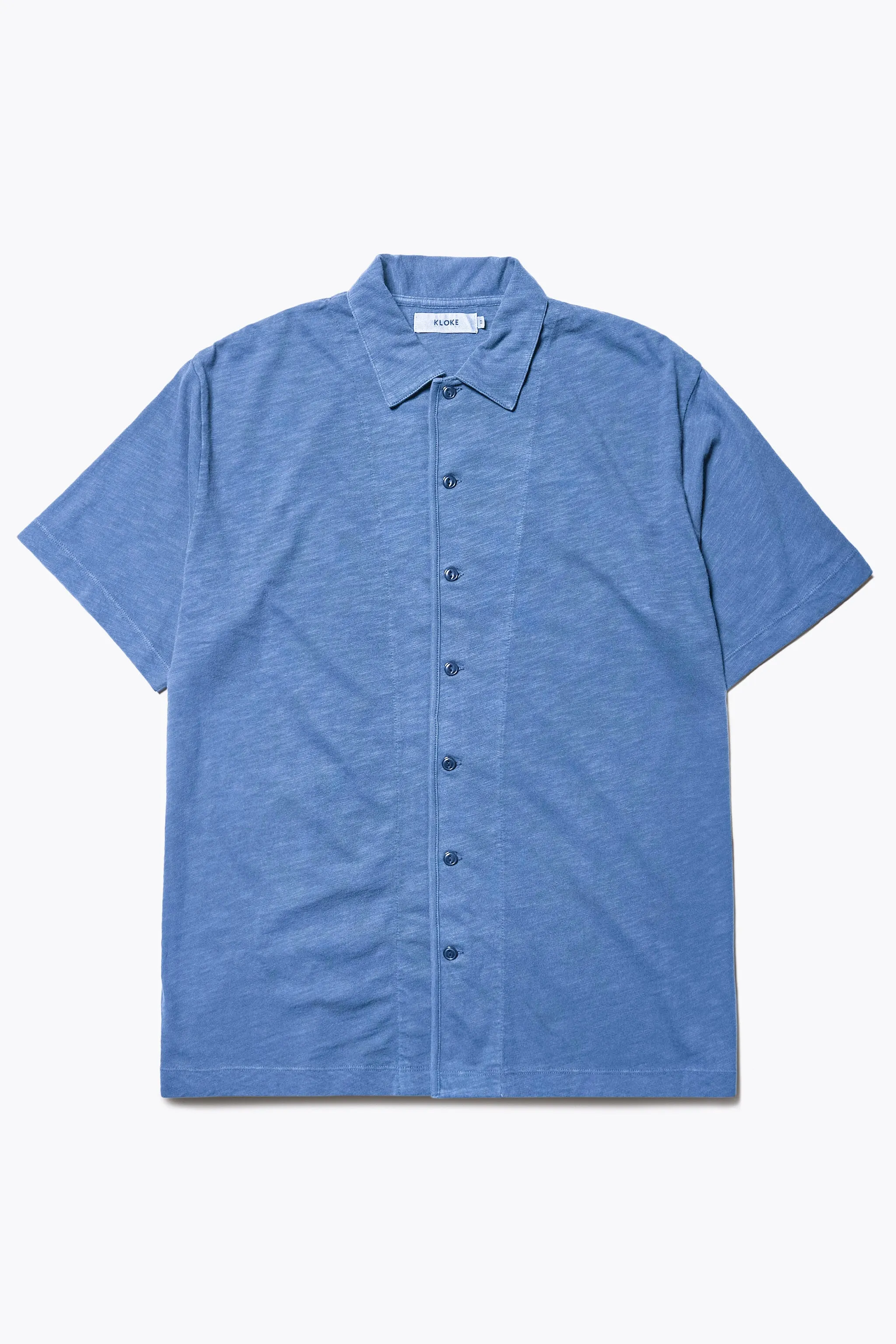 Durable Wear Layered Look Wear Tectonic Jersey Shirt Blue