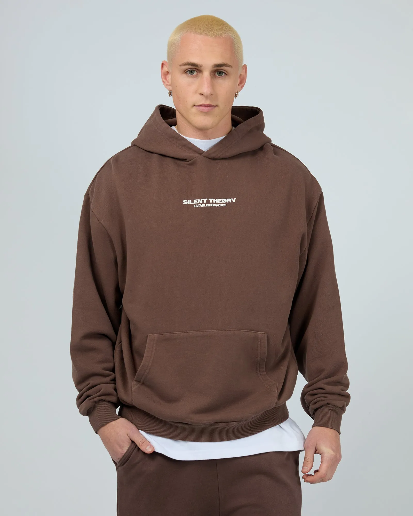 product animal print wildness Essential Theory Hoodie Chocolate