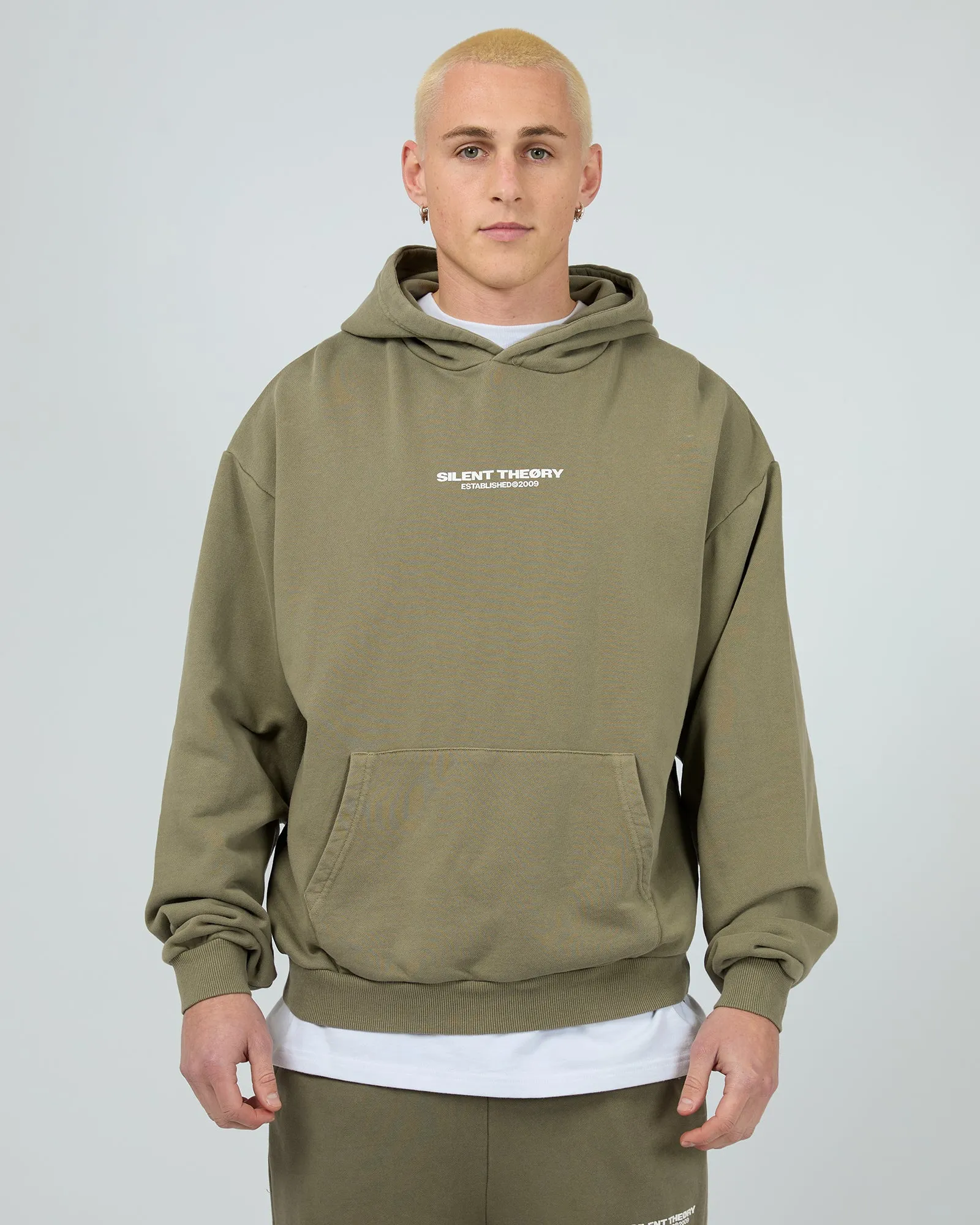 Essential Theory Hoodie Khaki Trendy Look