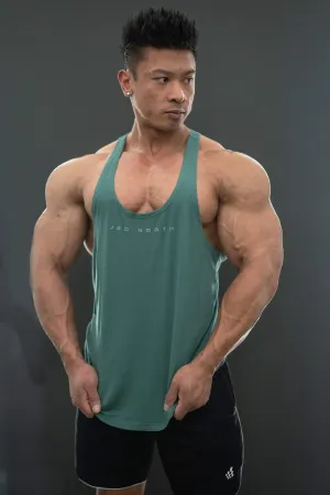 Classic Bodybuilding Racerback Stringer - Sea Green mobile