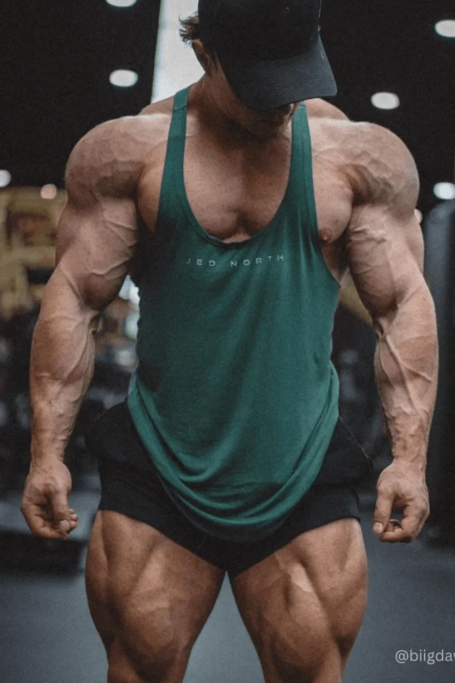 Heat Control Classic Bodybuilding Racerback Stringer - Sea Green