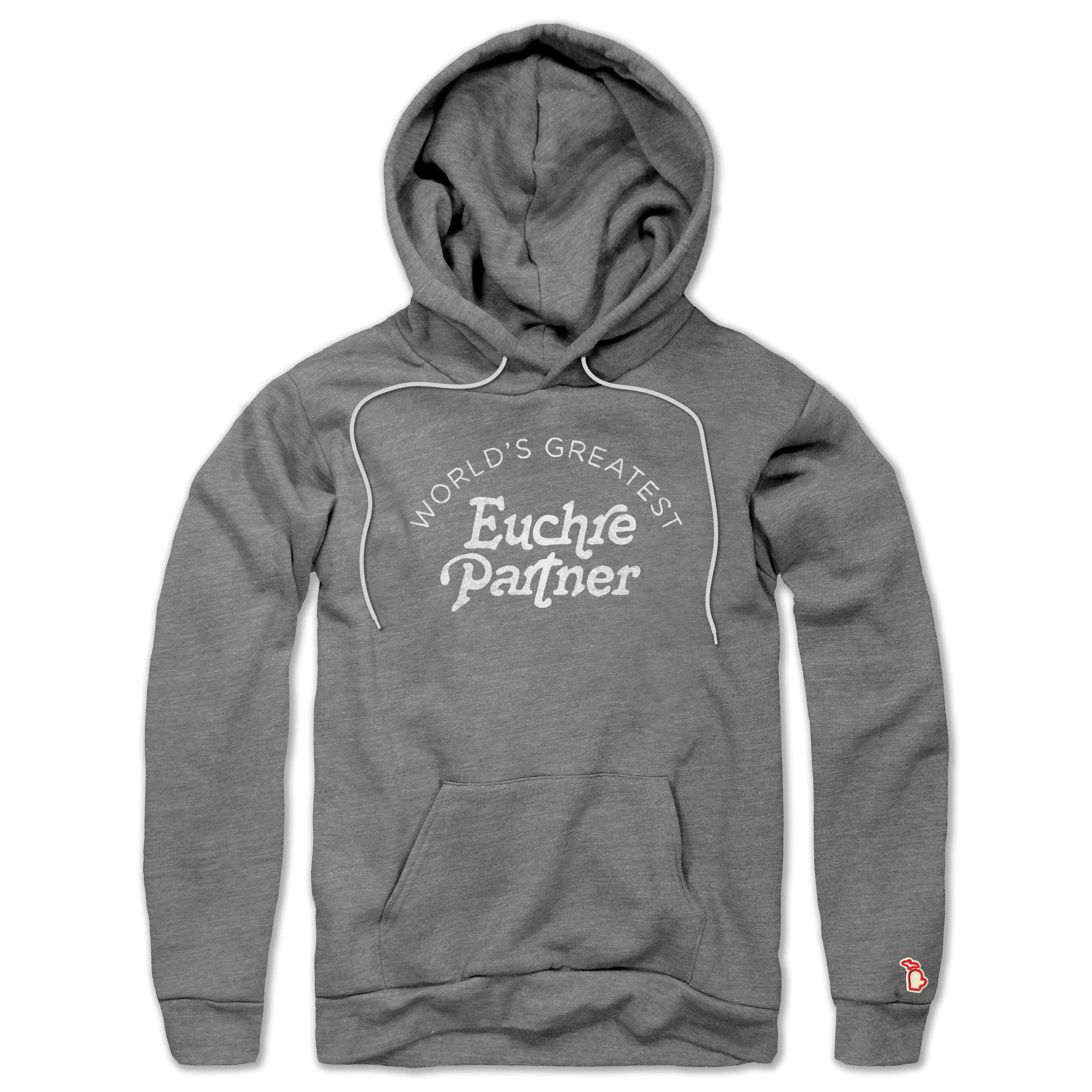 EUCHRE - GREATEST PARTNER ALL SEASON HOODIE (UNISEX) surfing suitable