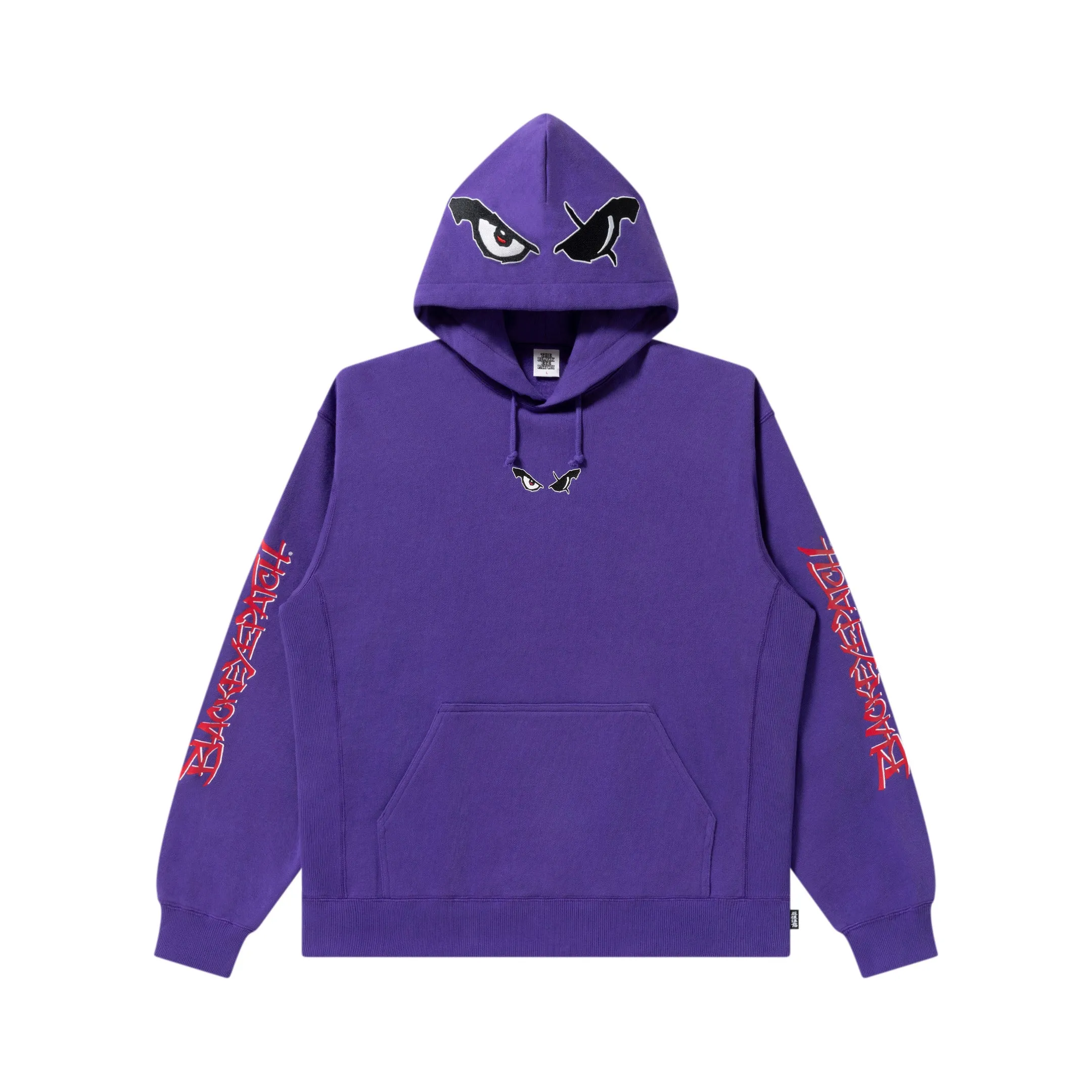 product hat style statement Comfort Apparel EVIL EYE LOGO HOODIE PURPLE