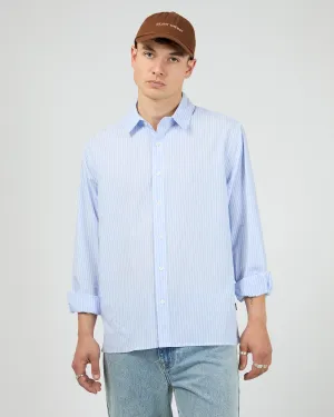 Evo Stripe Shirt Blue decorative element