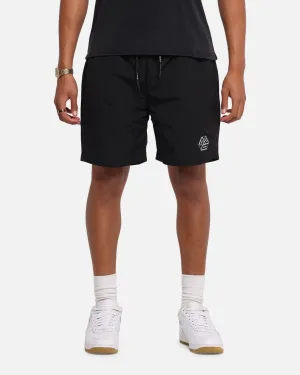 The Anti Order Reverse Logo Nylon Shorts Black Quick Adjust Toggles