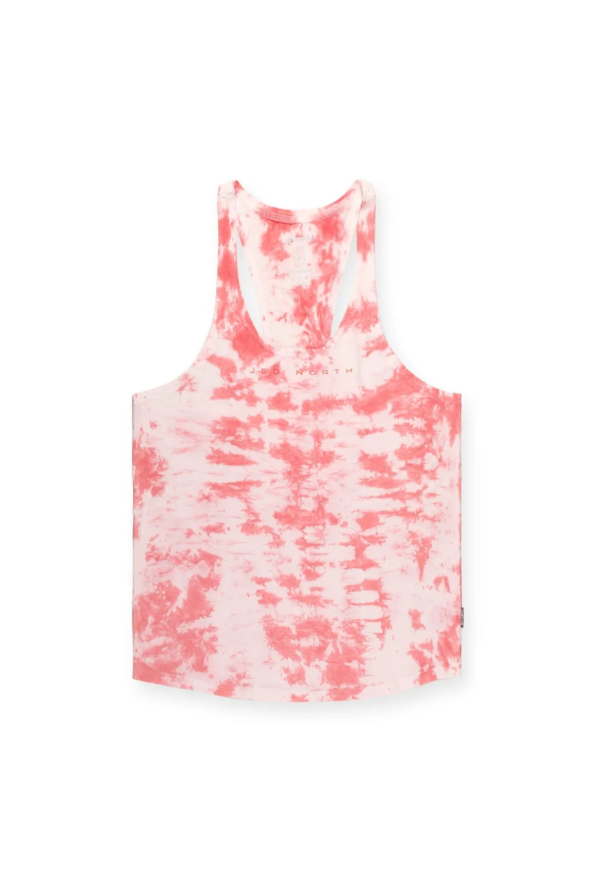 Classic Bodybuilding Racerback Stringer - Red Tie Dye industrial park