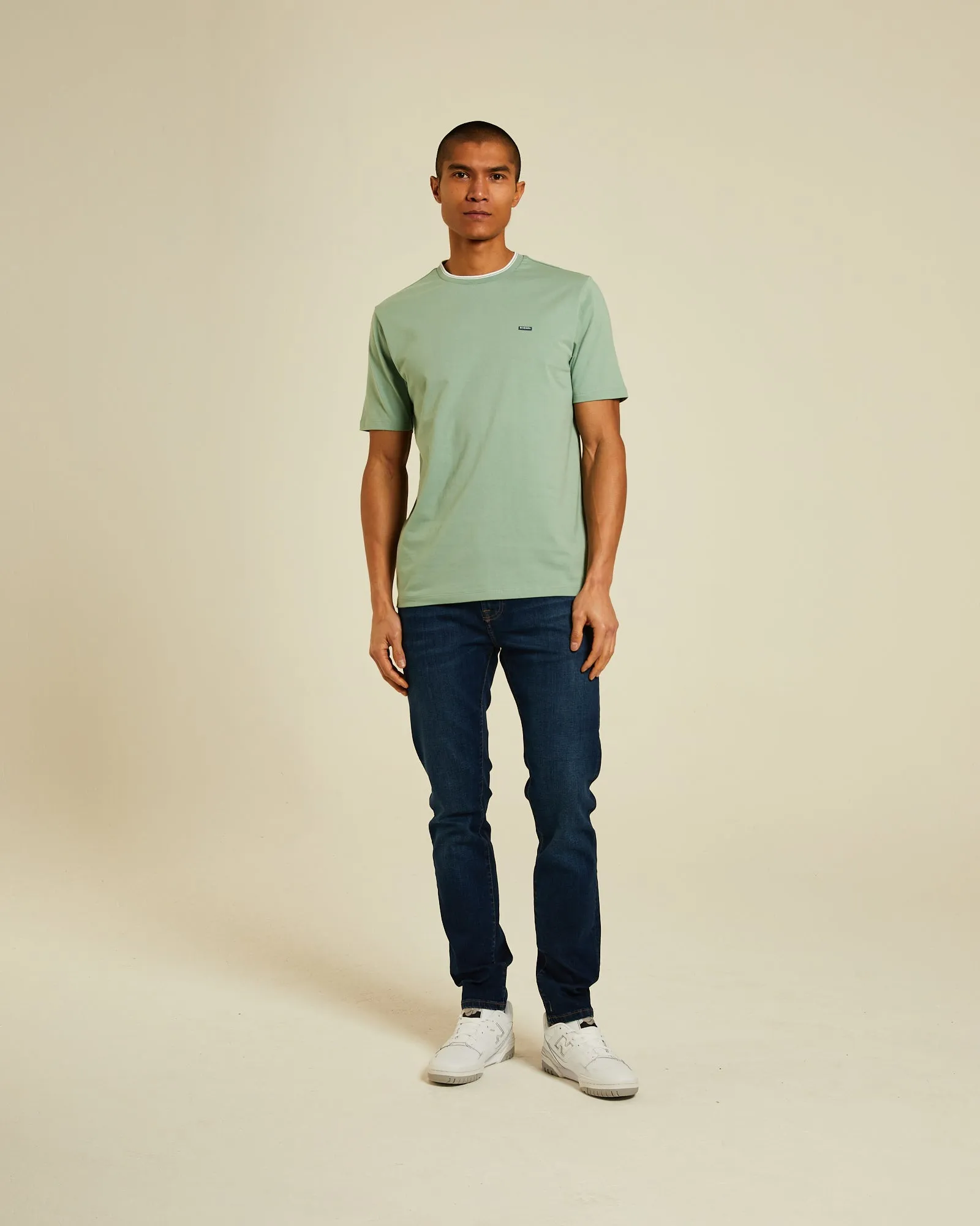 Faisel Tee Surf Green AntiPilling Treatment