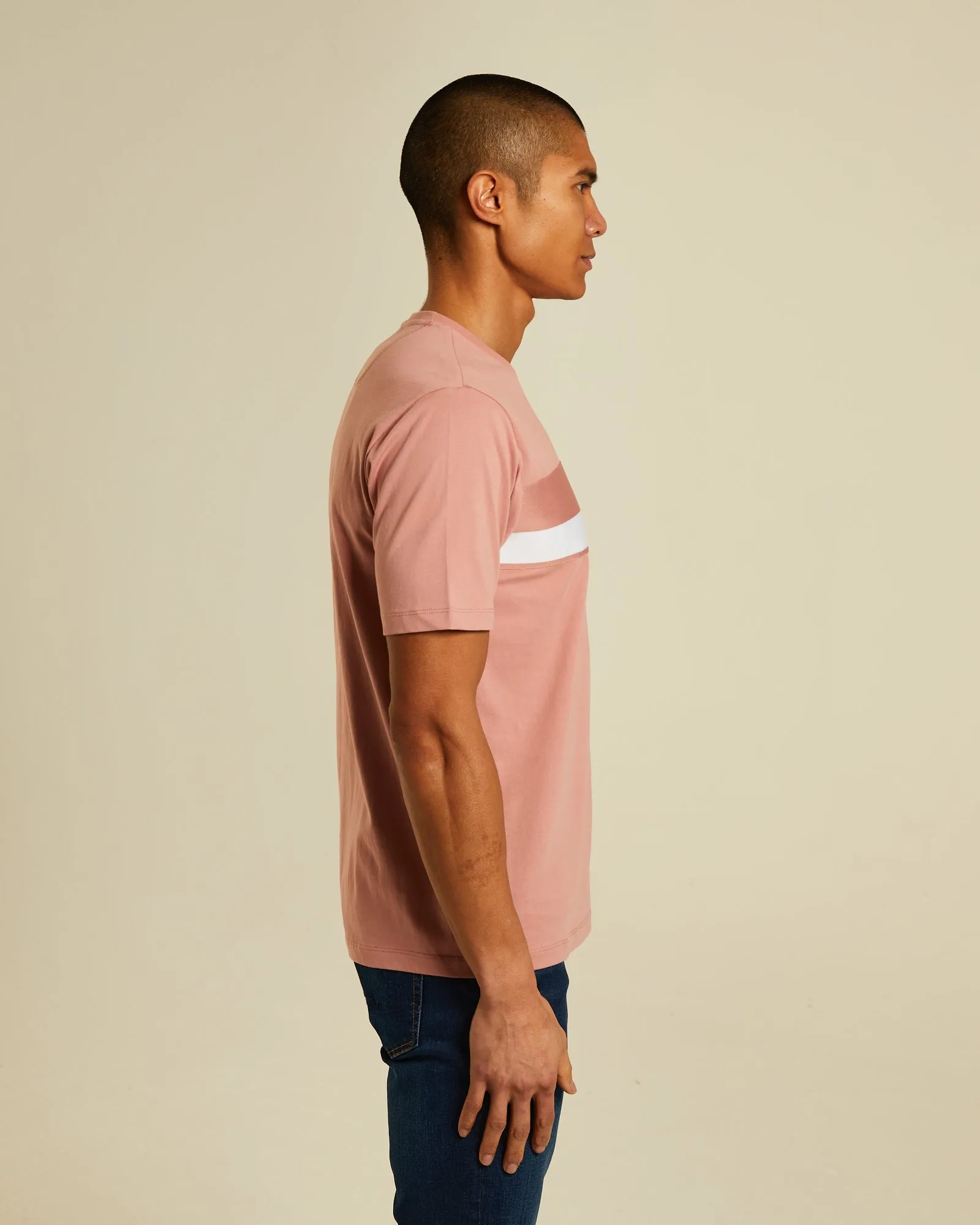 Easy Care Fabric Farris Tee Plaster Pink