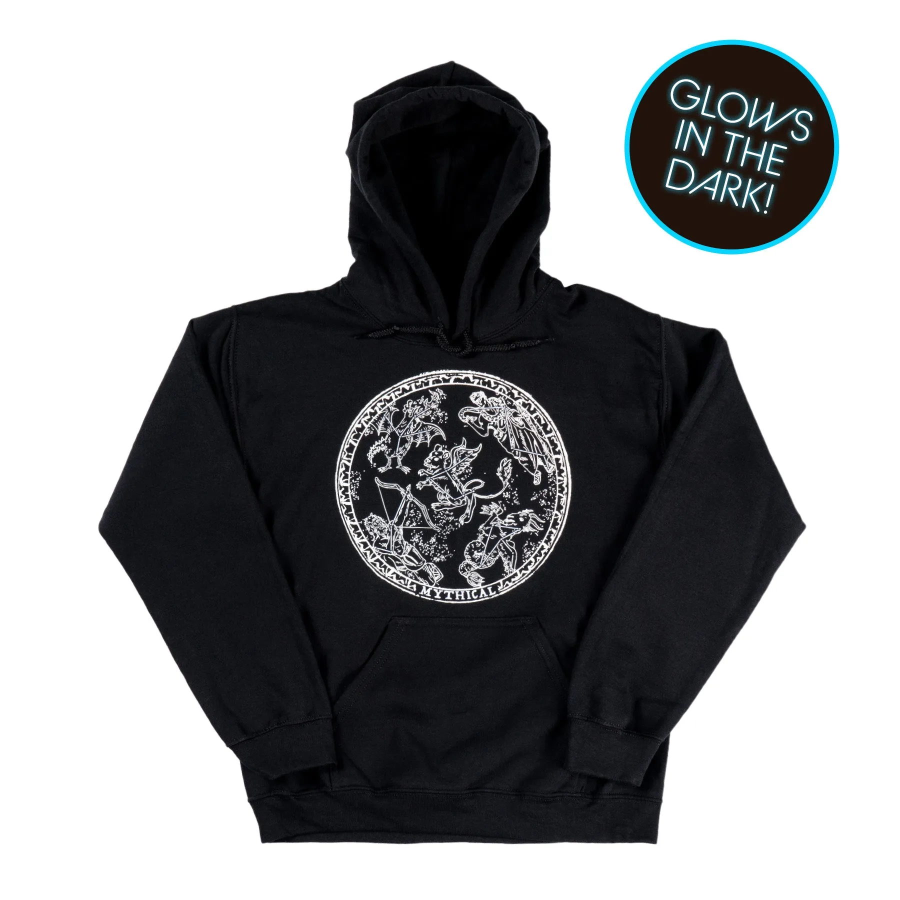 Generic Mythical Constellations Glow-in-the-Dark Hoodie