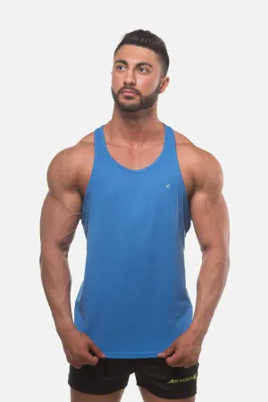 Moisture Lock System Learning - effective Fast-Dry Bodybuilding Workout Stringer - Blue