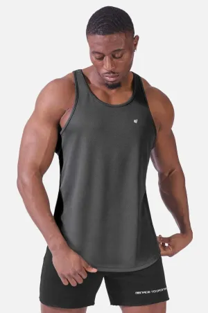 Fast-Dry Bodybuilding Workout Stringer - Charcoal explosion - resistance test passed Tension Relief Seams