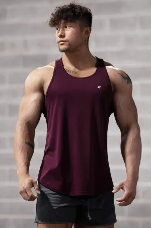 Fast-Dry Bodybuilding Workout Stringer - Dark Purple suitable for scientists