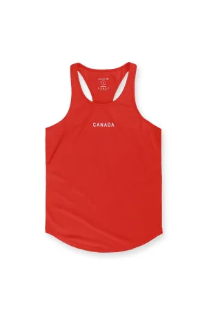 Fast-Dry Bodybuilding Workout Stringer - OH CANADA RED civilian use adaptation