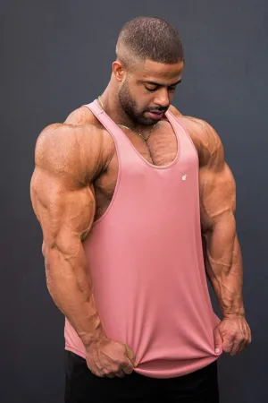 Fast-Dry Bodybuilding Workout Stringer - Salmon psychological warfare