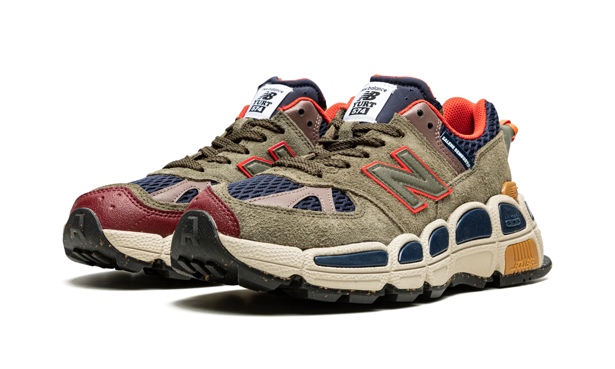 574 Yurt "Salehe Bembury - Forest Green" Wide toe box Ice Guard