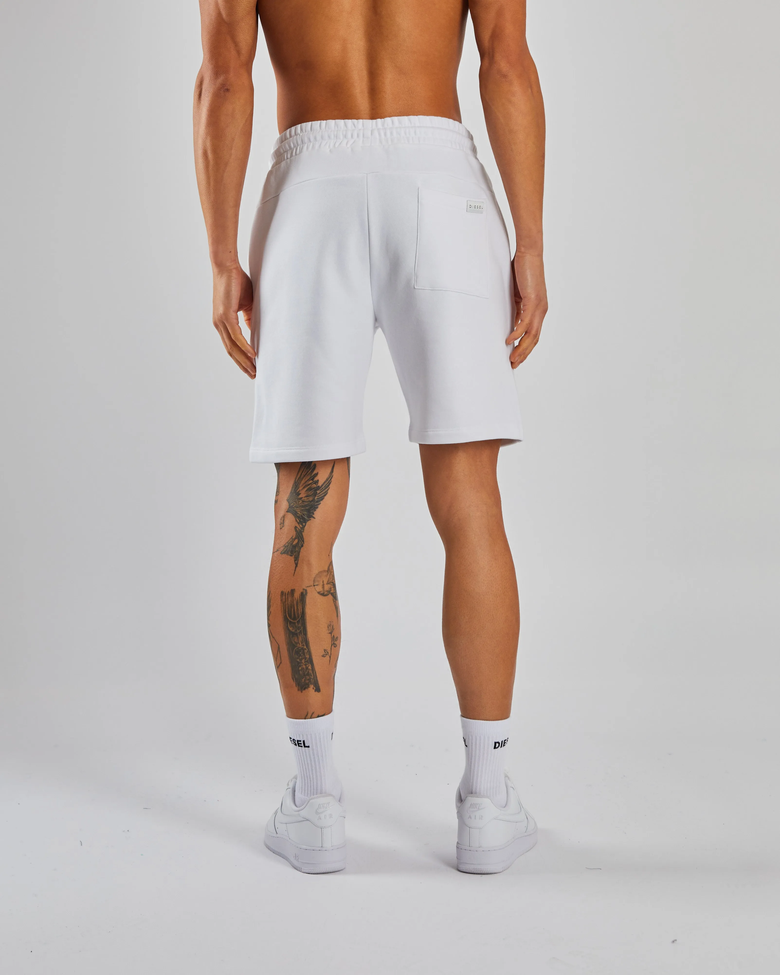 spandex blend Fit Design Fiji Short Dove White