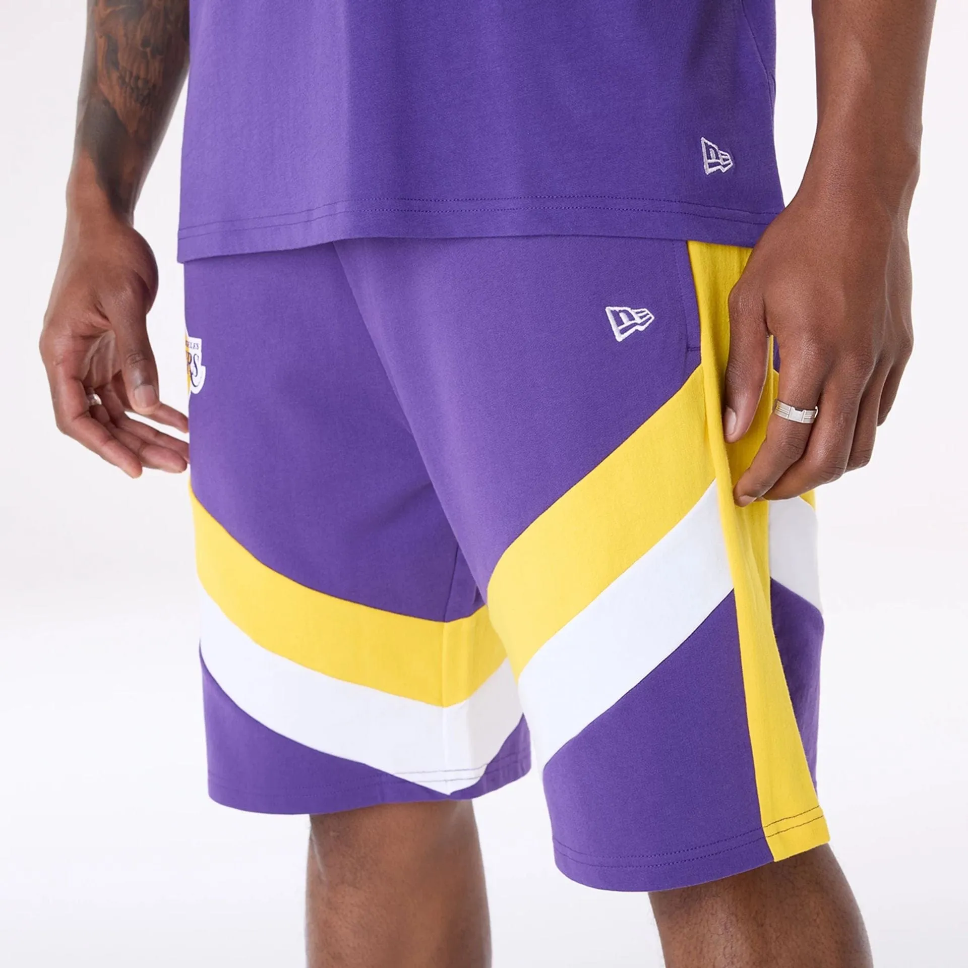LA Lakers NBA Panel Purple Shorts Quick Movement