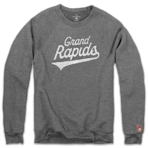 GRAND RAPIDS SCRIPT FLEECE SWEATSHIRT (UNISEX) Layer Fit
