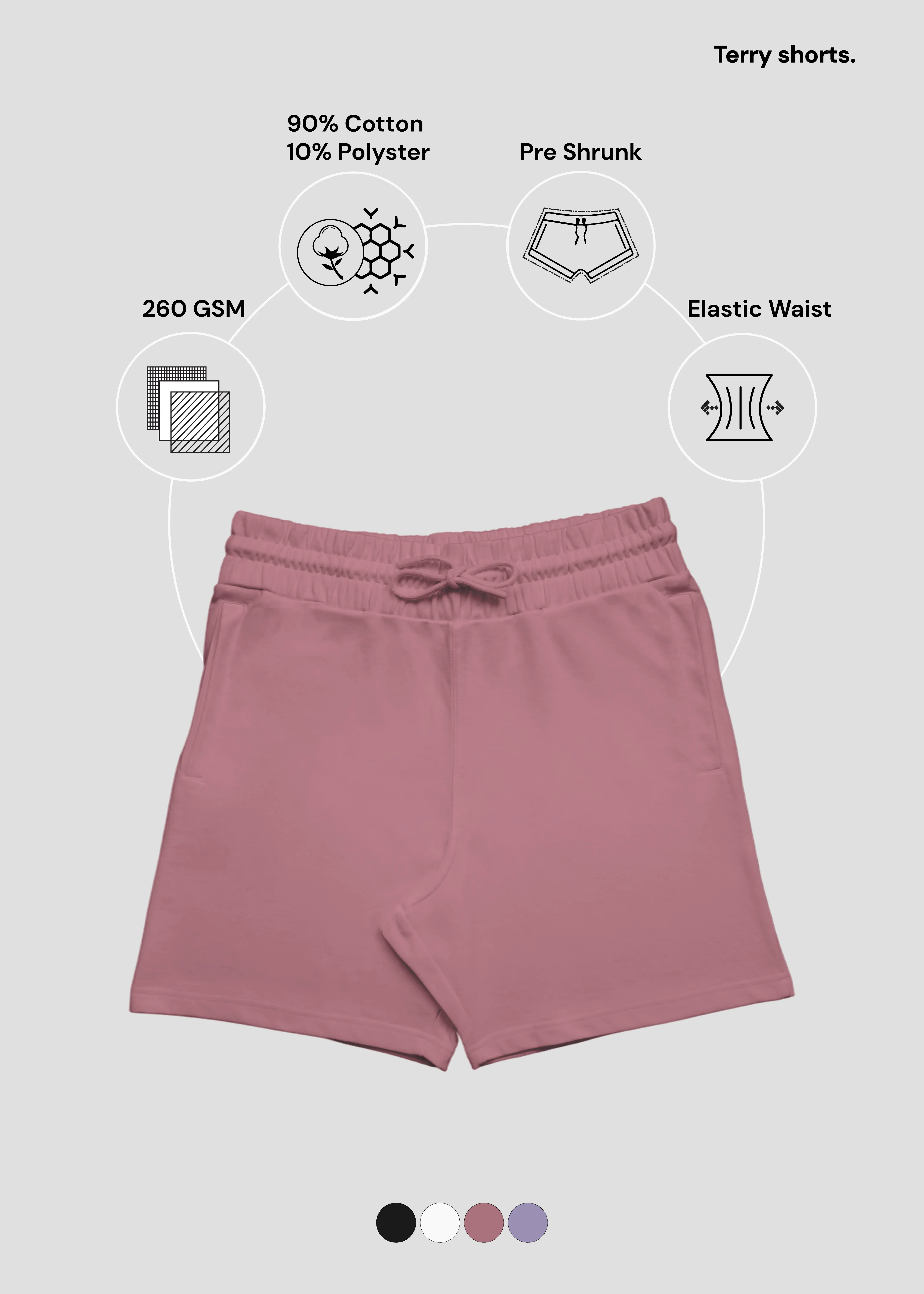 Board shorts Flamingo Terry Shorts | MT45
