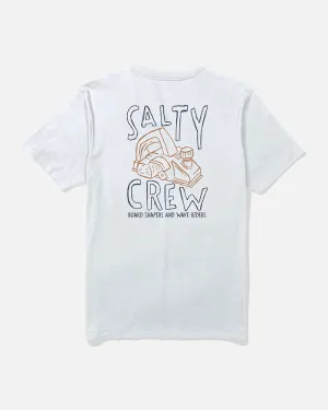 Relaxed Wear Fit Shaper Classic Ss Tee - White