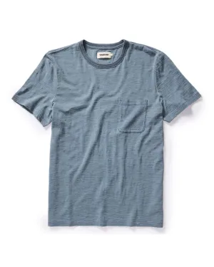 The Organic Cotton Tee in Washed Indigo Versatile Outfit