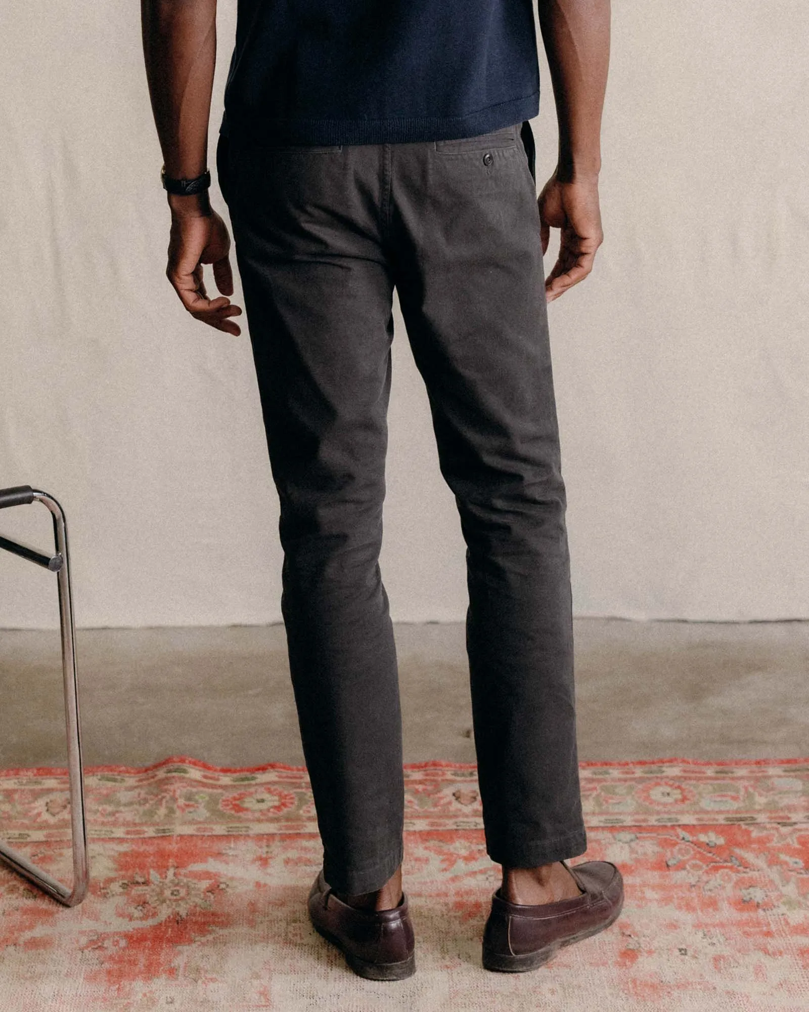 The Democratic Foundation Pant in Organic Faded Black Durable Design